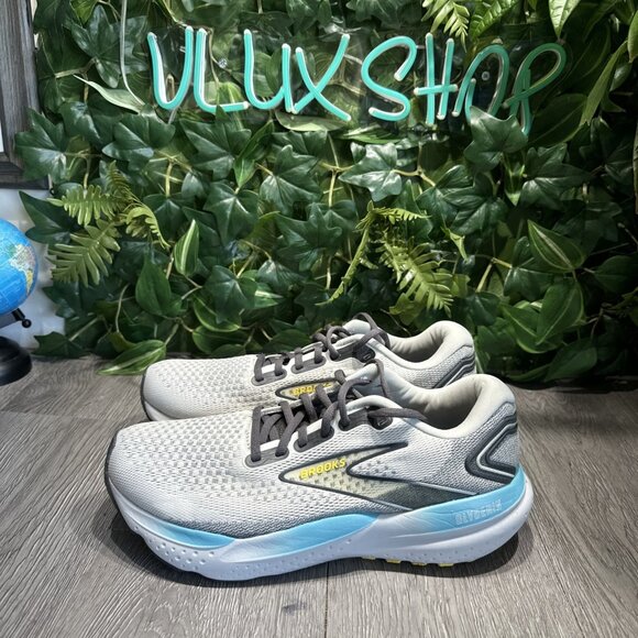 Brooks Glycerin 21 Men’s Size 9 D Med ‘Coconut/iron/yellow’ Running Shoes